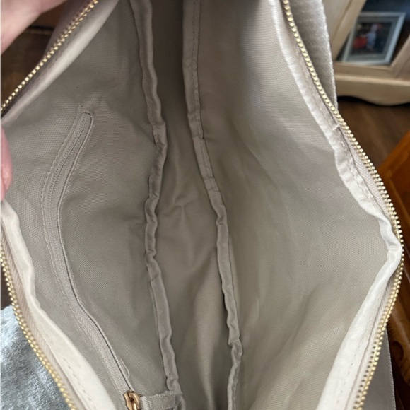 July Crescent Cream Shoulder Bag - Picture 7 of 7